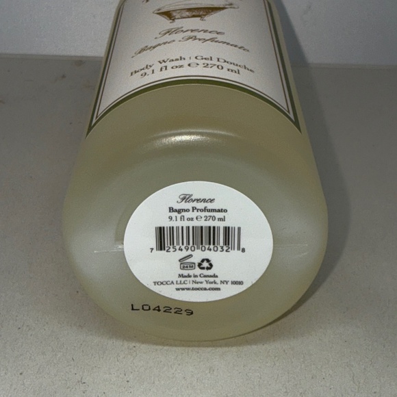 TOCCA Bagno Profumato Body Wash - FLORENCE 9.1 fl oz / 270 mL - Picture 3 of 3